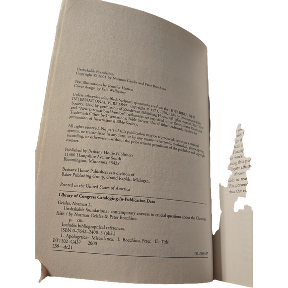 Unshakable foundations by Norman Geisler & Peter Bocchino 0764224085 Bethany - Picture 7 of 9